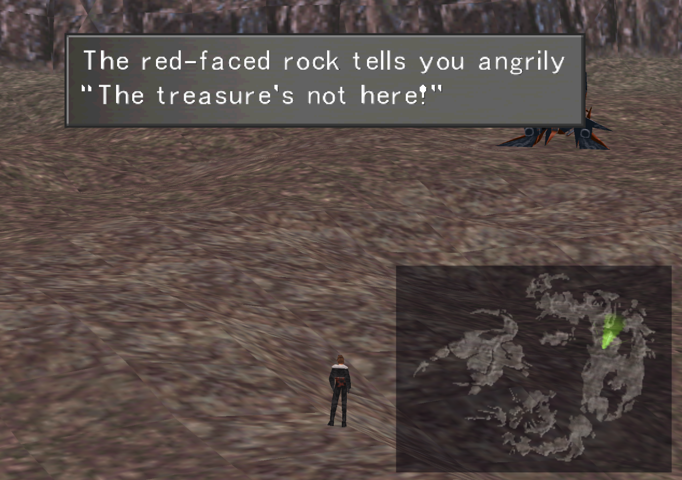 Red rock treasure is not here